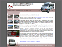 Tablet Screenshot of minibusdrivertraining.com